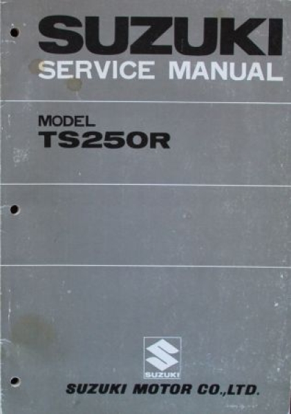Suzuki Motorbike TS 250 R 1971 Service Manual (0298)